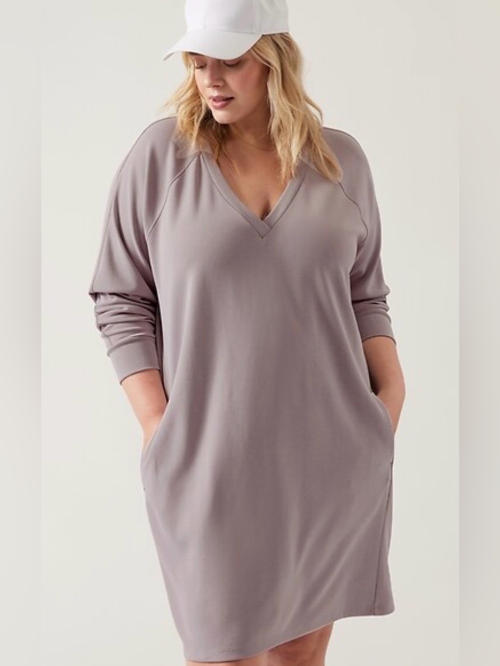 Athleta Seasoft Long Sleeve Dress L